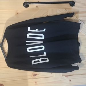 BRUNETTE THE LABEL BLONDE SWEATER